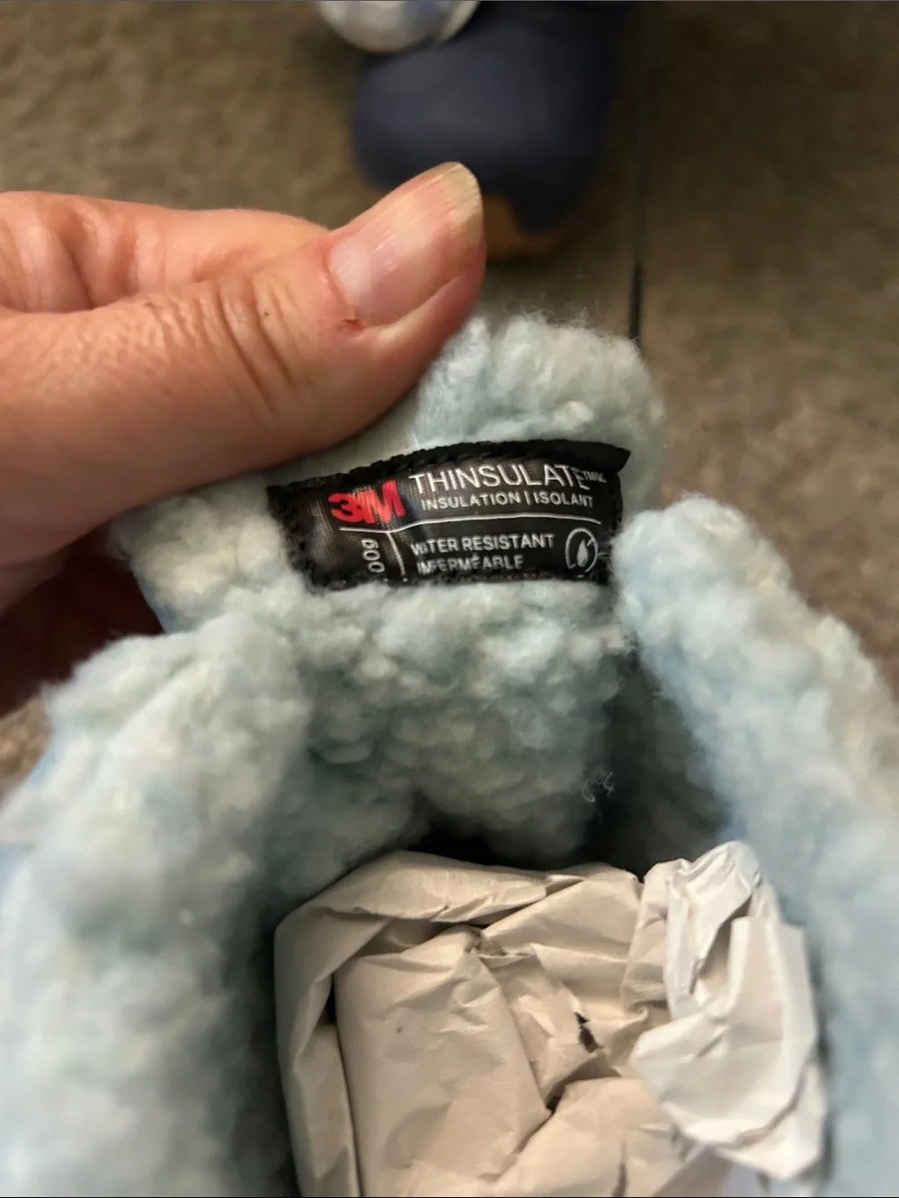 Bluey Kids Winter Snow Boots rated for -20 C